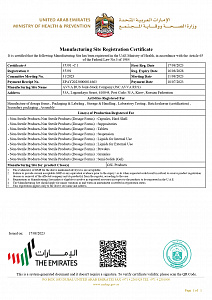 The production platform of JSC "AVVA RUS" is now registered in the UAE